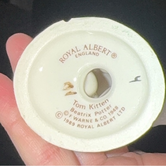 Set of Royal Albert Beatrix Potter Tom Kitten & Fierce Bad Rabbit Figurines - Picture 4 of 7